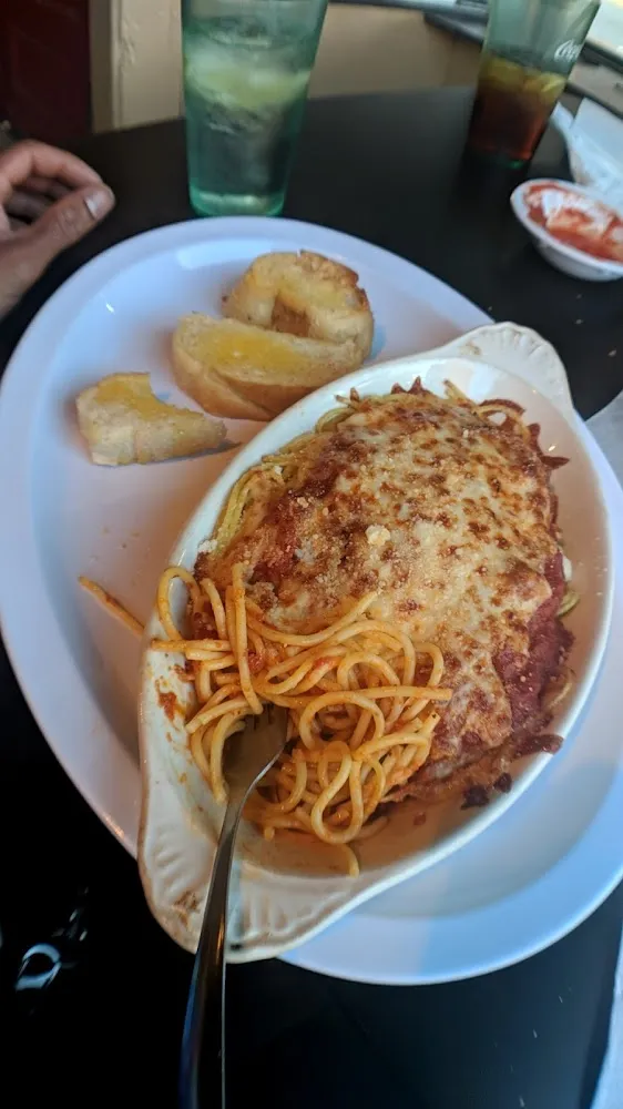 Baked Spaguetti with Meat Suace